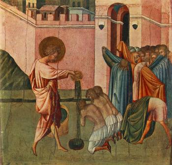 Giovanni Di Paolo : St Ansanus Baptizing